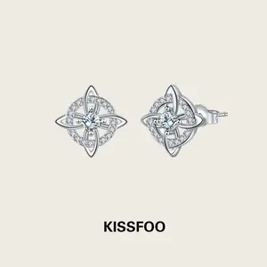 KISSFOO Celtic Knot Earrings Witch Knot Earrings  for Women Dailiy Wear Gift