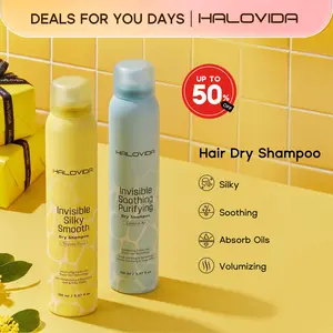 HALOVIDA INSTANT FRESH VOLUME BOOST HAIR DRY SHAMPOO 5.07 FL.OZ. Refresh Hair and Absorb Oil Between Washes,Balances oil,Long- lasting fresh volume,Pure,Locks in moisture,Boosts shine Smooths,DealsForYouDays & strengthens hair summerwins