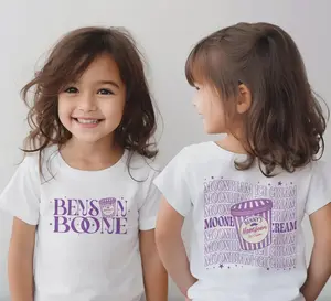 Kids Moonbeam Ice Cream Concert Tour T-Shirt Tee Mystical Music Shirt Graphic Album Tee Benson Boone Fan Gift for Music Lovers