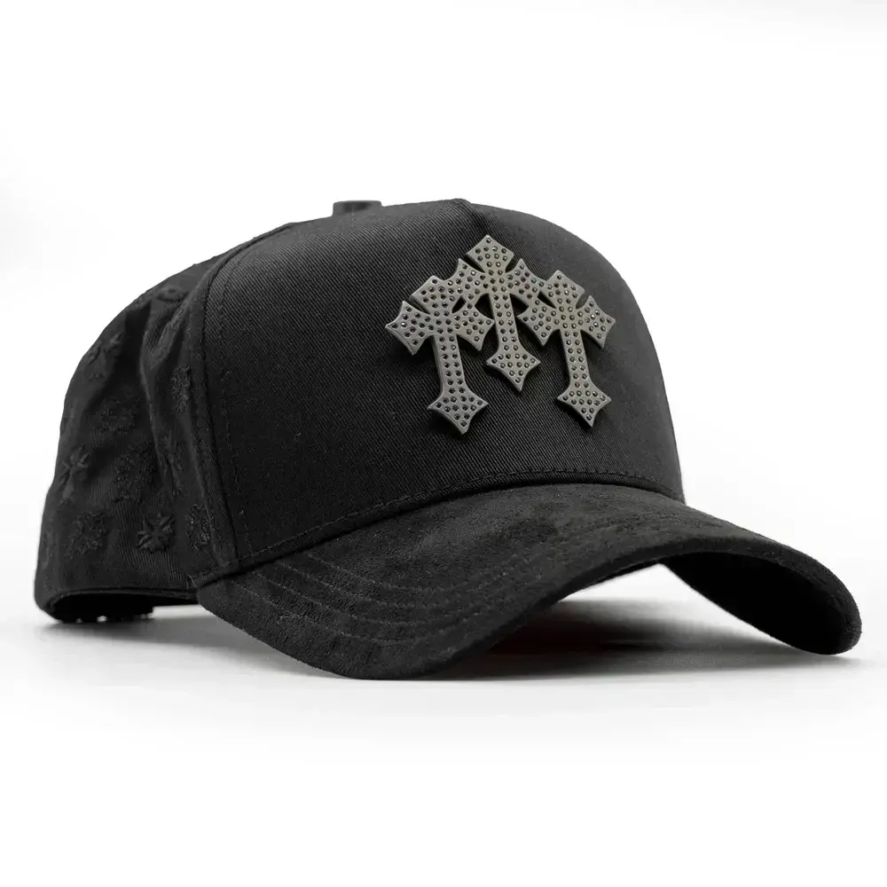 Chrome I Blackout Trucker Hat – Premium Streetwear Snapback Cap