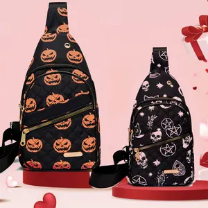 【Local Delivery】Maxoner Nylon Sling Backpack For Women Casual Sports Travel Crossbody Chest Bag Adjustable Shoulder Strap Multi-pocket Fanny Pack Waterproof Multiple Compartments