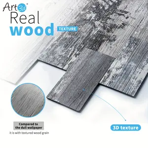 New Art3d 10-Sheet Peel and Stick Backsplash PVC Wall Tile, Light Rustic Style Thickened Kitchen Backsplas
