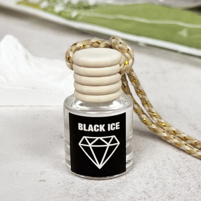 Car Air Freshener Hanging Ornament, Long Lasting Light Scent, Luxury Aroma Diffuser, Suitable for Car & Wardrobe