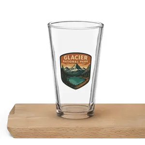 Glacier National Park Pint Glass