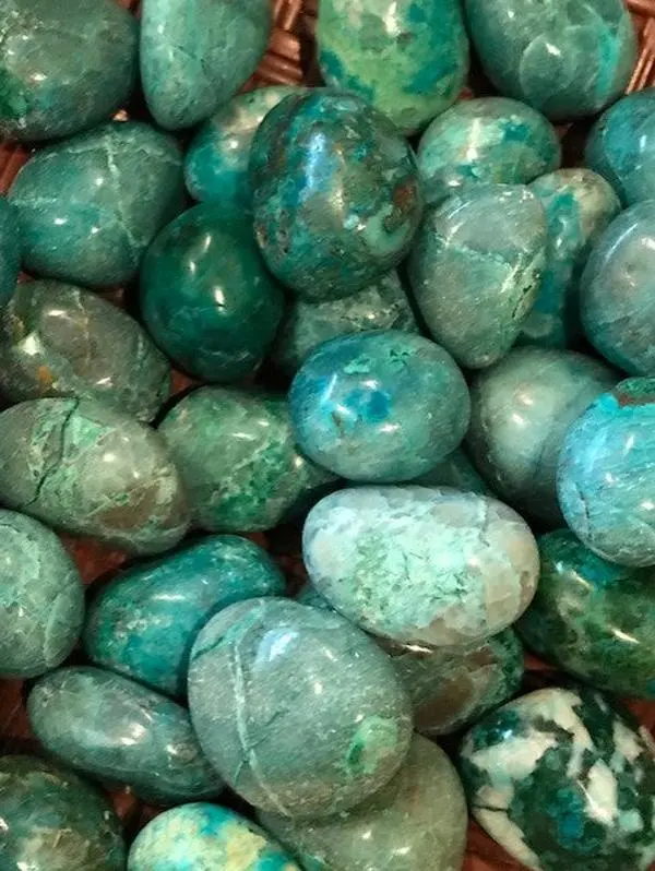 Chrysocolla Crystal Tumble