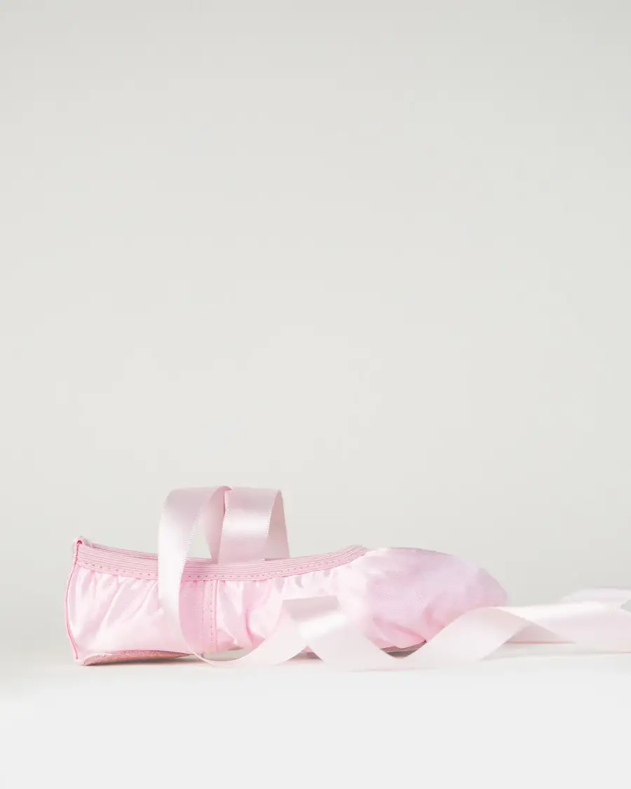 Kids Satin Ballet Shoes with Ribbon Kids Satin Ballet Shoes with Ribbon