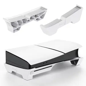 Game Stand For Sony PS5 Pro Slim Console Playstation Play Station PS 5 Horizontal Gaming Accessories Support Fixed Base Holder Cradle cooling bracket placement parallel Console Accessory Game Peripherals