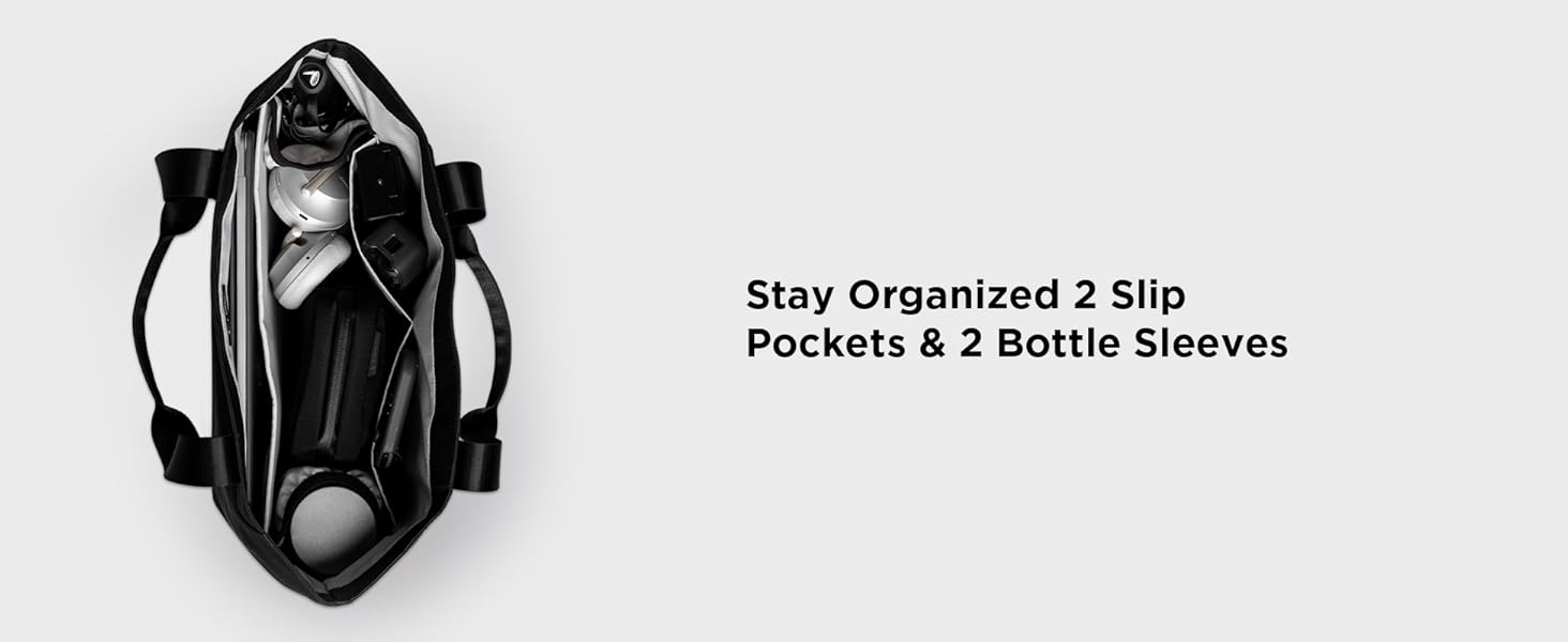 ALPAKA Elements Tote 20 L - Spacious Interior Tote Bag with Foldable,Semi-padded Sleeve fits 16" Laptop