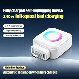 240w Physical-Disconnect Battery Guard, auto&self eject charger,Smart Auto-Stop Charging Accessory for Mobile Smartphones & Handheld Devices, Anti-Overcharge Protection for Safe Overnight Charging, Universal for Phones Laptops Tablets,motherday gift
