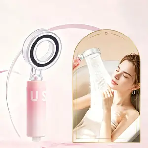 Vitamin C Filter Shower Head  Skin-Non-Oil Infurishing Essential Oils At-home SPA experience  Coconut & Jojoba sed   Chlorine RemovalShowerhead with Filters for Hard Water