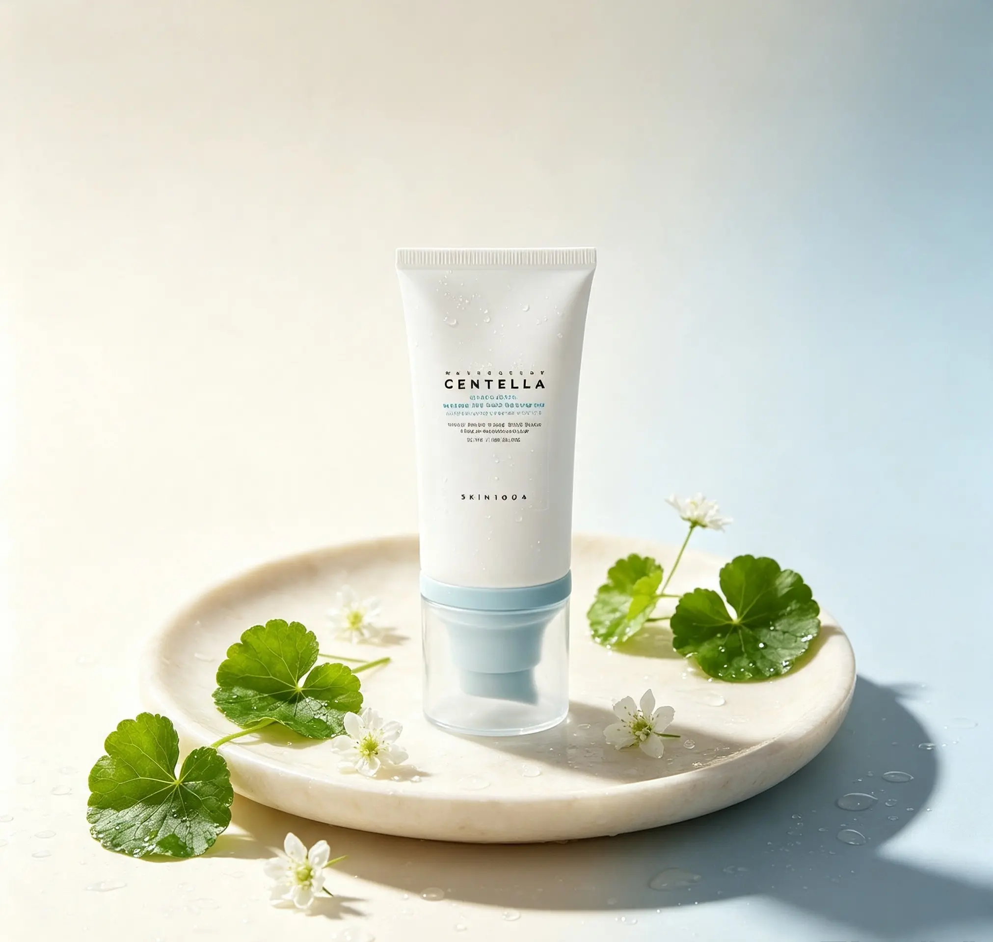 SKIN1004 Madagascar Centella Hyalu-Cica Water-Fit | Hydrating Serum-Type Facial Essence, Natural Dewy Finish Without White Cast, Fragrance-Free, Calming Care for Sensitive Skin