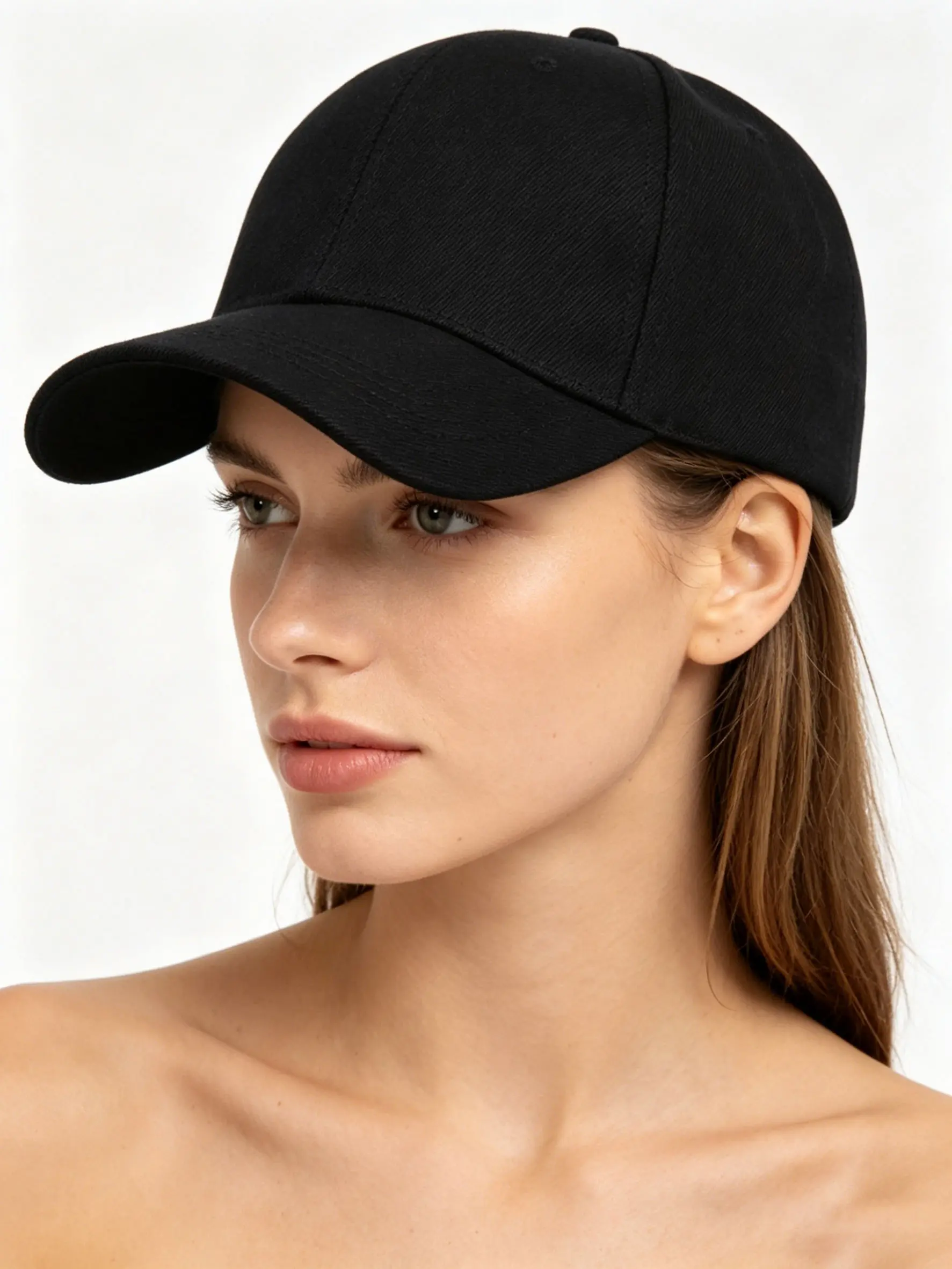 Classic Baseball Cap for Men & Women, Solid Color Adjustable Casual Hat, Lightweight & Breathable Sports Style Hats for Daily Wear
