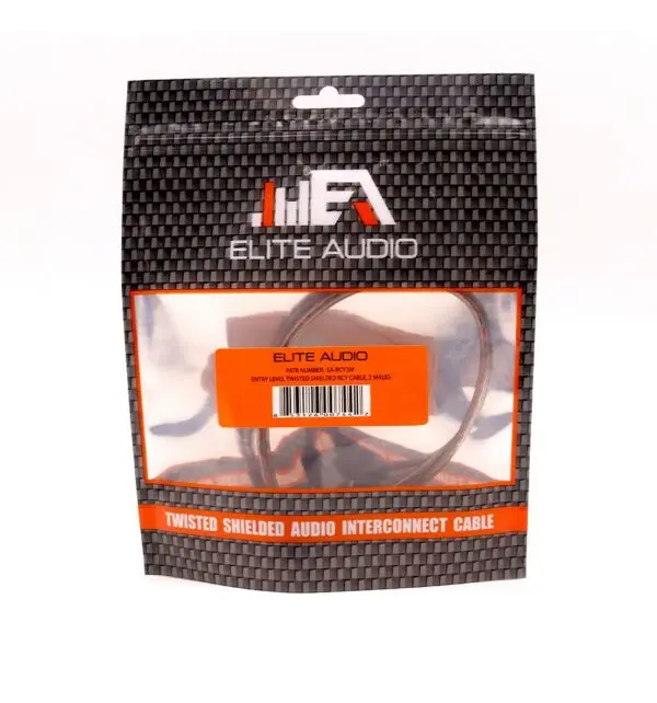 Elite Audio EA-RCY2M RCA Splitter Cable - 2-Male to 1-Female Y-Adapter for Car Amplifier, Stereo Audio Systems, Crystal-Clear Sound Car Accessories