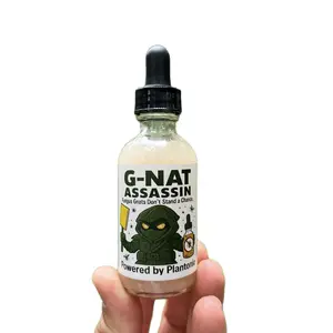 G-NAT ASSASSIN 100% Natural Handmade Fungus Gnat killer Infestation Control for All Houseplants Succulents & Seedlings