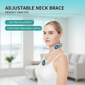 Adjustable Neck Pillow Support - Ergonomic Posture Corrector for Shoulder & Neck Comfort, Relief for Desk Work, Phone Use, Travel Lightweight The ideal gift for Christmas