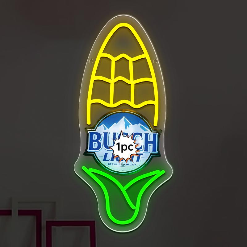 Corn Beer Neon Sign Lamp Beer Bar Pub Wall Decor Gift
