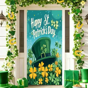 Elastic Room Door Decoration Set, Simple Installation, Christmas Door Cover, Holiday Party Decor, Indoor Outdoor Use, Hanging Decoration, 82.7x35.4 Inches