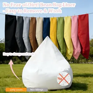 Bean Bag Inner Liner Replacement Stocking Inner Liner for Bean Bag, Lazy Sofa Inner Liner Bean Bag Cover for Livingroom Bedroom Playroom Beanbag Lounge Sofa No Filler