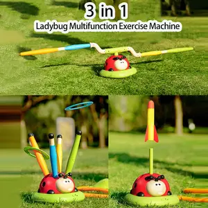 4-in-1 Kid Sports Toys, Skipping Rope Machine Ferrule Game, Training Toy, Baseball Sports Toys, Indoor Outdoor Games, Children's Day Gifts