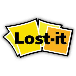 Lost It Vinyl Sticker Decal Sticky Notes Adult Humor Pegatina Eco-Friendly Ink Made in USA Gift Idea