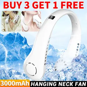 Portable Fan USB Rechargeable Neck Fan Mini Hanging Cooling Air Cooler Bladeless