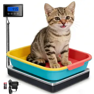 200kg  pet scale 440lb x 10g Accuracy, Shipping Scale  Postal Scale with Hold/Tare/Stainless Steel Platform,    Express scale Parcel scale Digital Shipping Scale for Packages/Small Business/Luggage, Battery & AC/DC Adapter Pet scale Courier scale