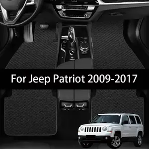 Car Floor Mat For Jeep Patriot 2009-2017 Full Set Luxury Premium Mat Reliable Performance, Ideal for Daily Commute & Long Trips, Must-Have Vehicle Easy to clean, anti slip and wear-resistant Auto Interior Accessories
