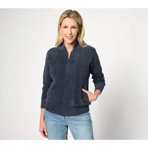 Barefoot Dreams CozyChic Ultra Lite Rib Panel Bomber