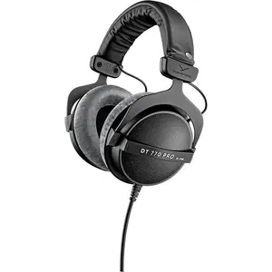 DT 770 PRO 80 Ohm Over-Ear Studio Headphones in Gray. Enclosed Design, Wired for Professional Recording and Monitoring