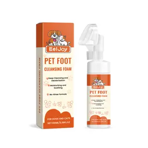 Pet Paw Cleaner & Balm for Dogs & Cats, No-Rinse Paw Cleaner 5 Oz, Heals Dry Cracked Paws, Lick Safe, Dog & Cat Paw Care, Soft Paws, Natural Paw Moisturizer