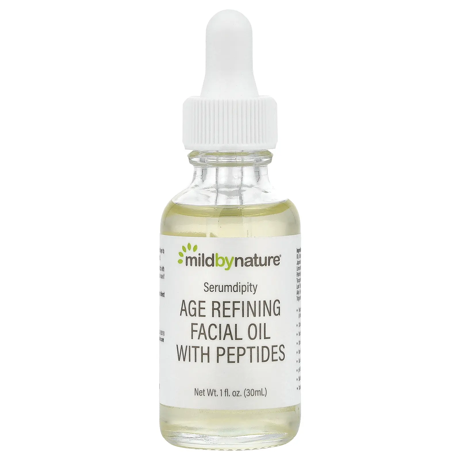 Mild By Nature Serumdipity, Age Refining Facial Oil with Peptides, 1 fl oz (30 ml)
