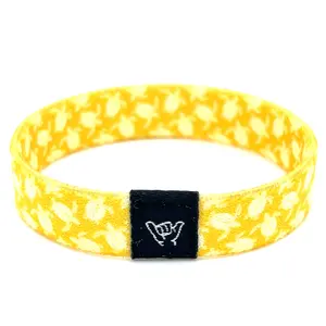 Yellow Sea Turtle HLB Wristband Bracelet