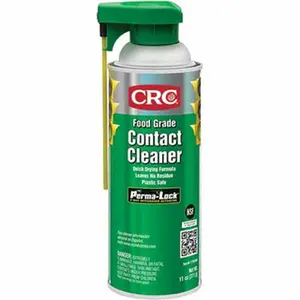CRC Electrical Contact Cleaners & Freeze Sprays, Type: Contact Cleaner, Container Size Range: 16 oz.31.9 oz., Food Grade: FoodGrade, Plastic Safe: PlasticSafe, Flammability: Flammable, Container Type: Aerosol Can 1750988