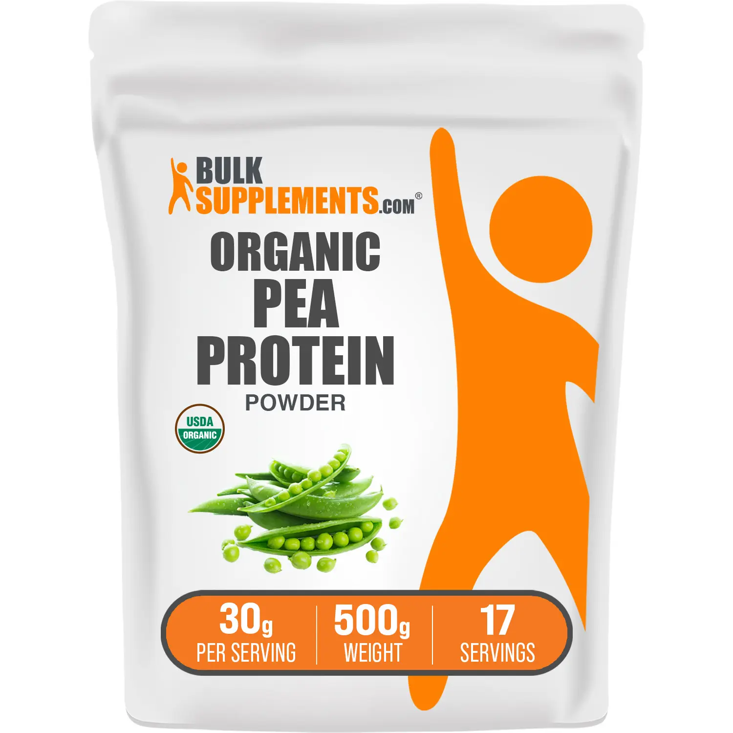 BulkSupplements Organic Pea Protein Isolate Powder - Edible - Amino Acids - Vegan Protein Powder - 500g - 30g per Serving BulkSupplements Organic Pea Protein Isolate Powder - Edible - Amino Acids - Vegan Protein Powder - 500g - 30g per Serving