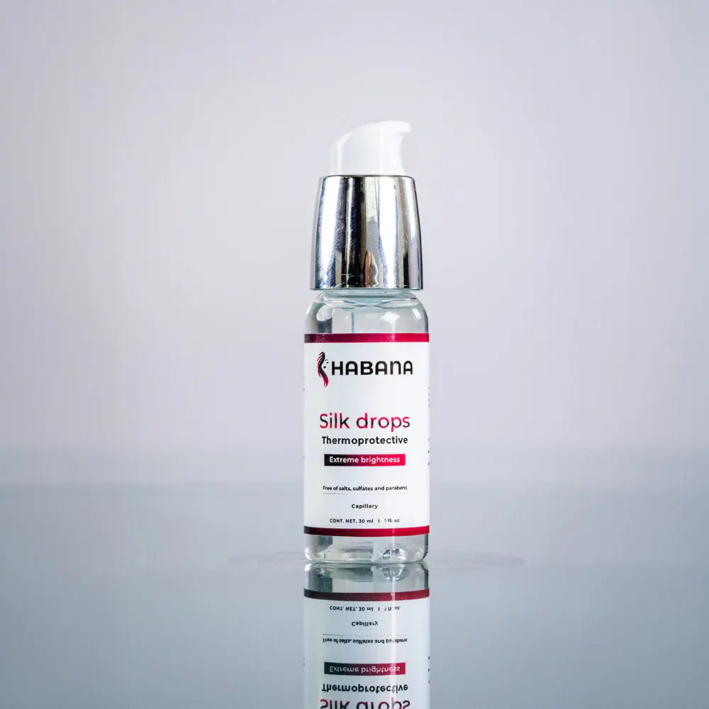 Habana Silk Drops Celestial Glow - Thermal Protection & Extreme Shine Hair Elixir for All Hair Types