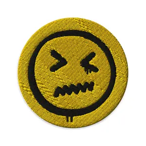 Irked Smiley Patch