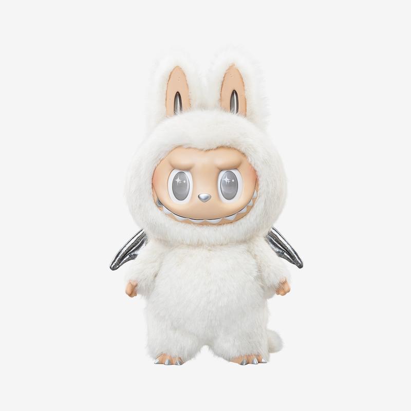 (Azi0119) POP MART THE MONSTERS - ANGEL IN CLOUDS Vinyl Face Doll Iris0119 Series Soft White Furry Design with Wings