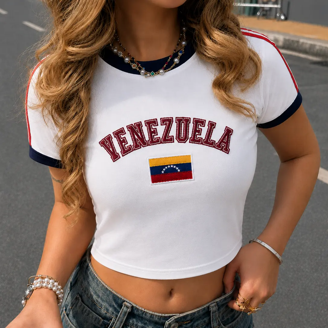Franela bordada- Venezuela