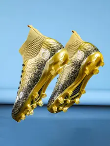 Men's High Top Football Shoes, Football Field Boots, Spikes Non-slip Football Cleats, Lightweight Breathable Comfortable Soccer Shoes, Football Cleats for Adults