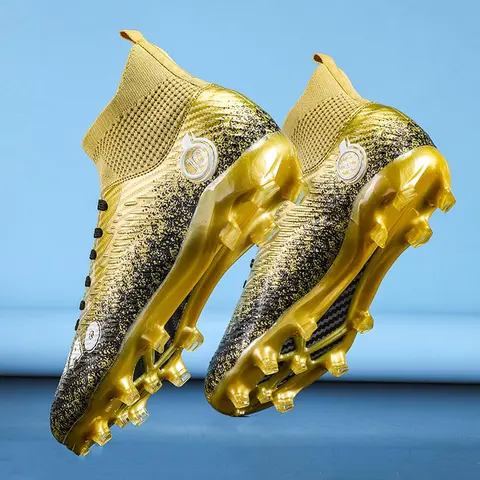 Men's High Top Football Shoes, Football Field Boots, Spikes Non-slip Football Cleats, Lightweight Breathable Comfortable Soccer Shoes, Football Cleats for Adults, Sports Football Shoes, Soccer Footwear