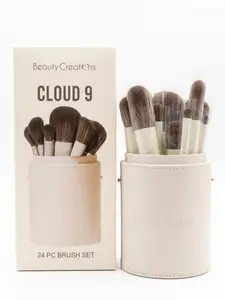 Cloud 9 24-Piece Makeup Brush Set, Professional Beauty & Personal Care Brushes Kit for Daily Makeup Application