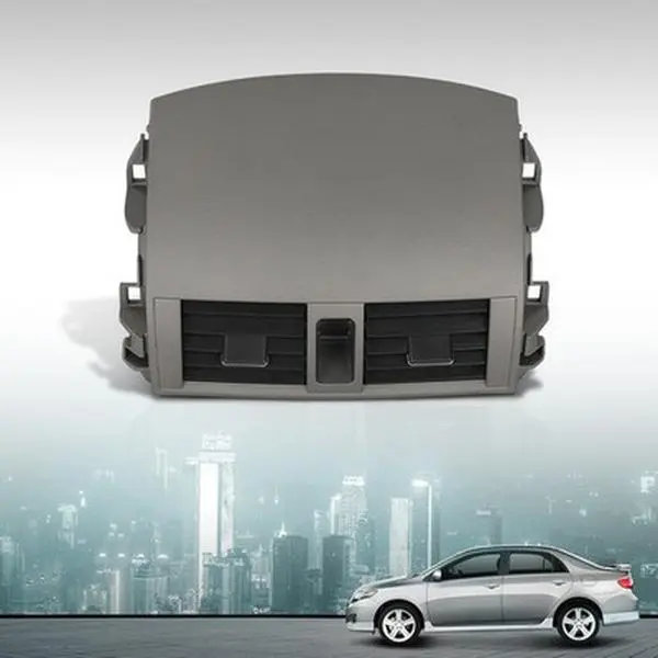 Dash Center A/C Air Vent Upper Bezel Trim Gray Fit For 2008-2013 Toyota Corolla