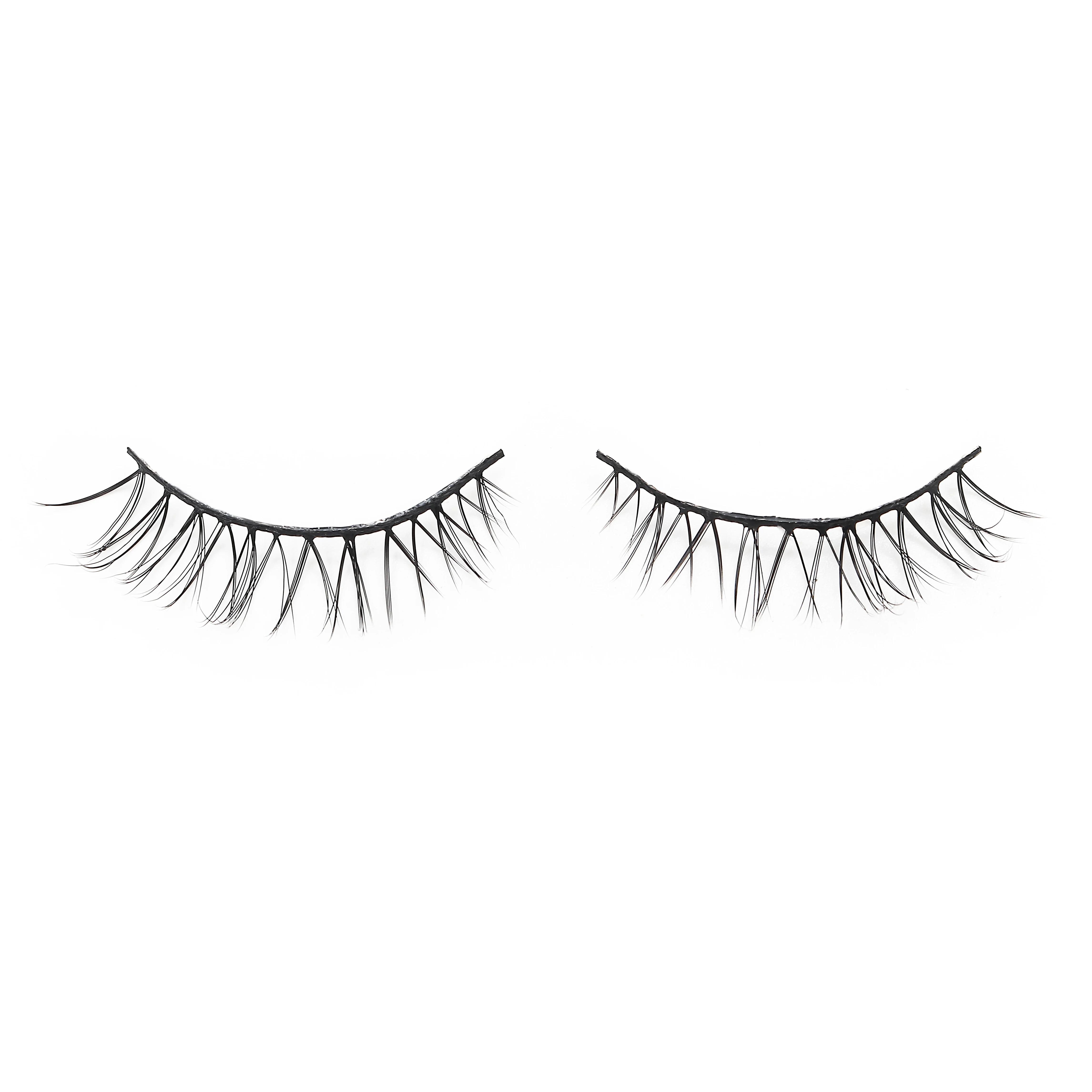 Fake Eyelash Anime Lashes 5 Pairs Little Devil Eyelashes Natural Daily Makeup Manga Eyelashes Clear Band Eyelashes