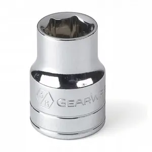 GearWrench 80135D 0.25 in. Drive 13 mm 6 Point Standard Depth Chrome Socket