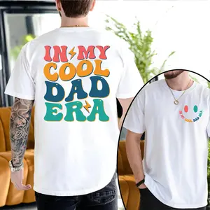 In My Awesome Dad Era Tee, Stylish Dad Top, Present for Father, Papa Birthday Surprise, Greatest Dad Alive, Awesome Dads Group, Dad Era Party Timeless Daily Wear for Casual Life and Daily Street Matching