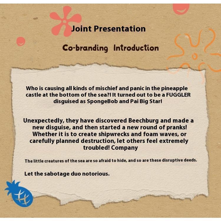 Original Fuggler Official Patrick Collab Plush - Toothy Ugly-Cute Tooth Monster Stuffed Doll - 22.5cm