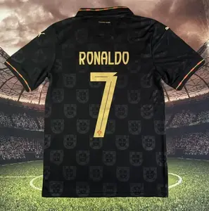 2026 No. 7 Ronaldo Black Special Edition Short-Sleeve Soccer Jersey