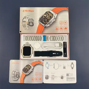 Smart Watch Screen Wireless Charger NFC Bluetooth Call Compass Al Vocie Outdoor Sport Smartwatch Fitness Tracker