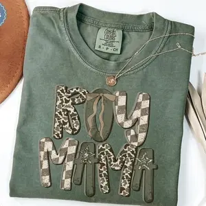 Comfort Colors Camo Boy Mama T-Shirt, Mothers Day TShirt for Mom Tee Camouflage Mama Tee Retro Mama Tshirt Gift for Mom T-shirt Mama of Boys