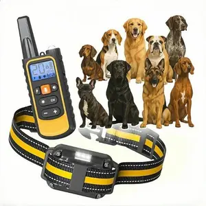 Dog Collar 3300FT with Remote Control 3 Training Modes Electric Collar LED Light for Small Medium Large Dogs Rechargeable Pet Collar ipx8 waterproof remote range